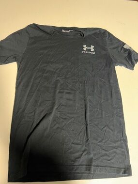 Under Armour Black Freedom Short-Sleeve Performance Tee